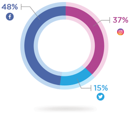 Circle Graph of Website Referrals